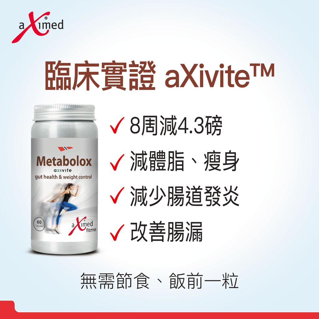 Aximed Tab 腸健瘦 健腸消脂膠囊60粒 | aXimed 挪威阿斯麥